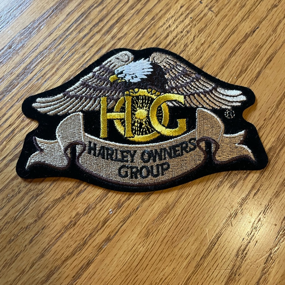 1980’s Harley Davidson patch Owners group new old stock Motercycle patch HOG